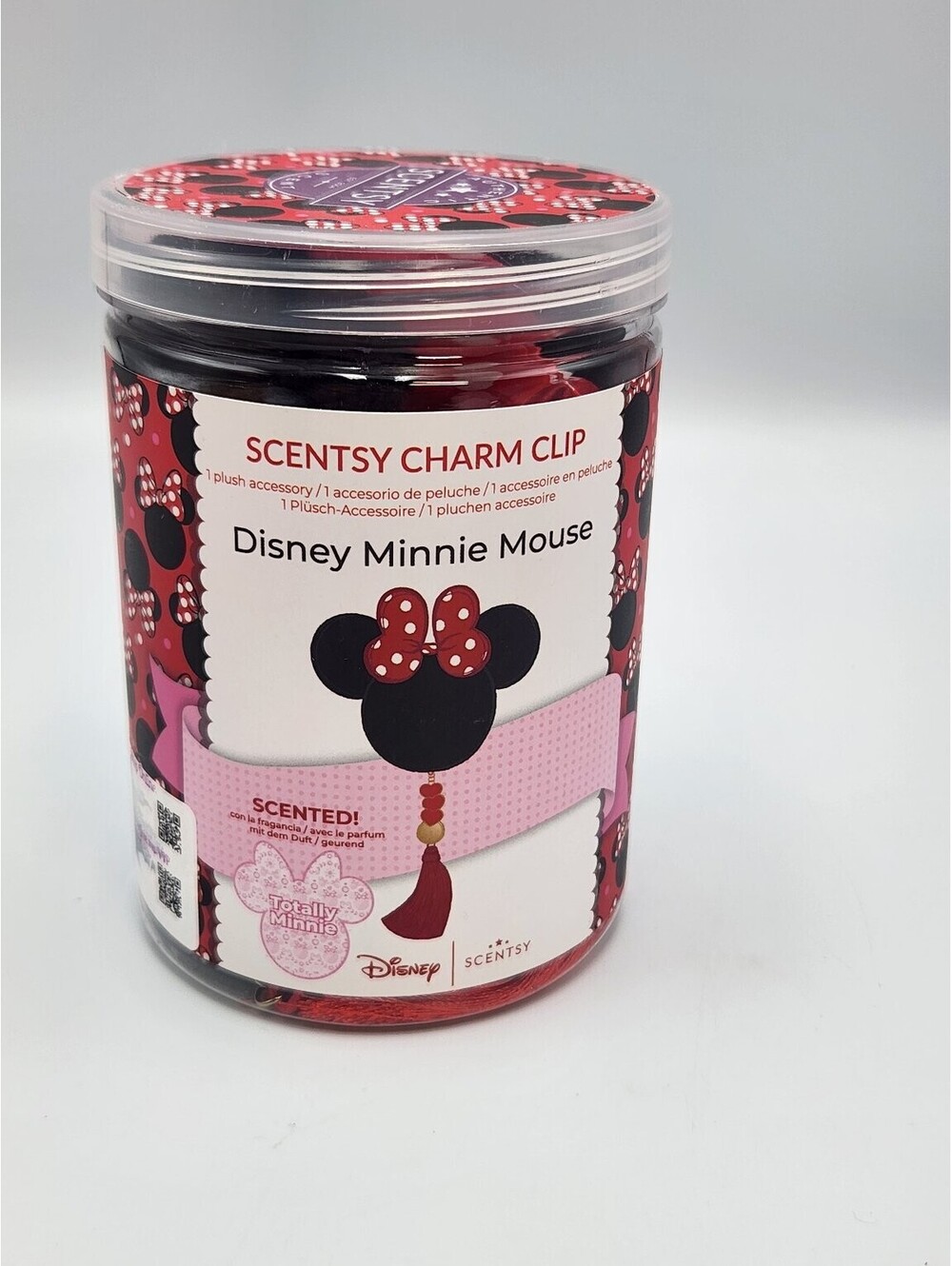 New Disney Scentsy Minnie Mouse Scented Charm Clip Plush Accessory - C1